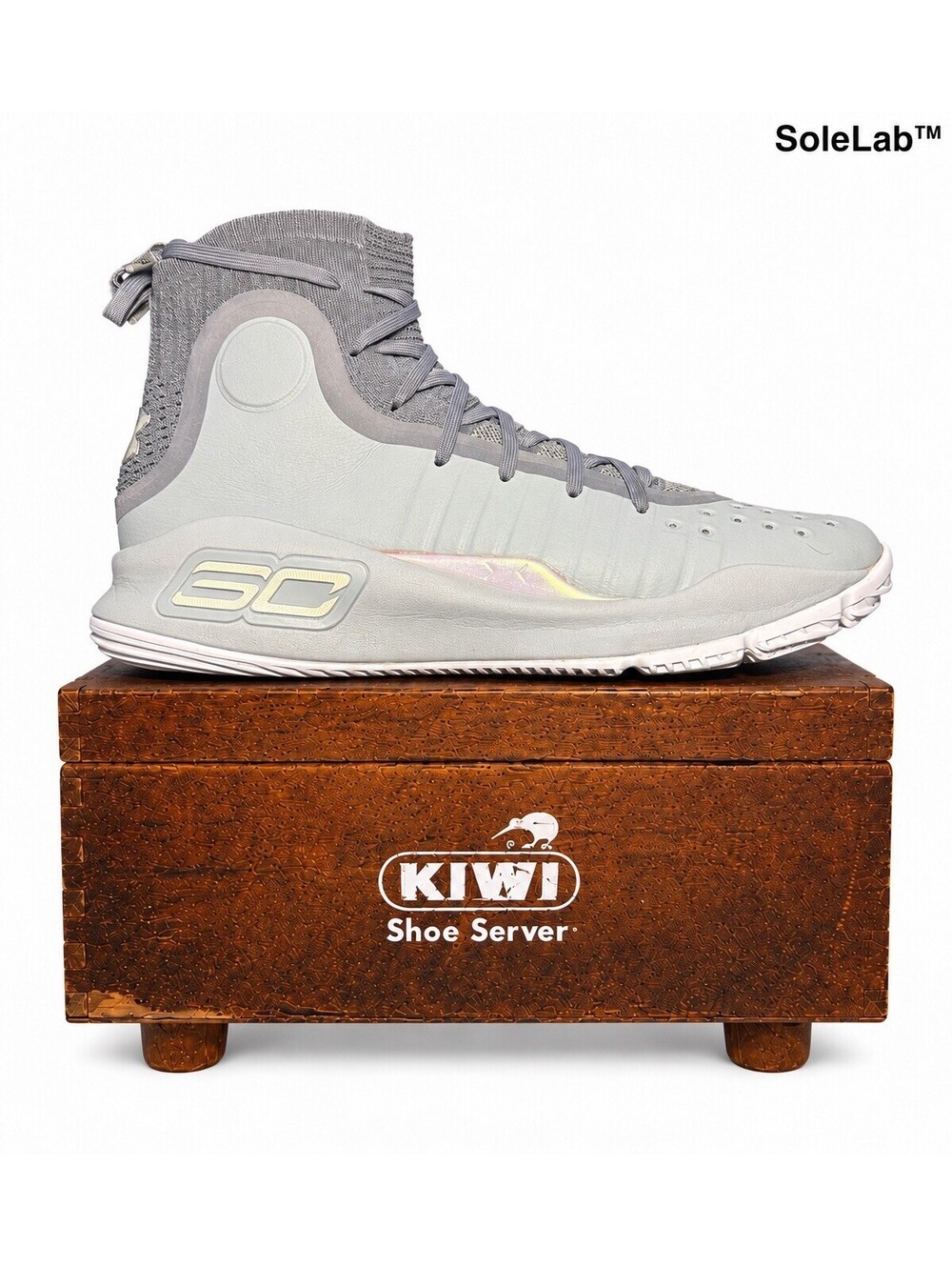 Under Armour Curry 4 More Buckets Grey Men’s 10.5 Basketball Shoes 1298306-107